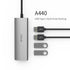 WiWU Alpha 440 USB C Hub 4 Ports USB Adapter Splitter